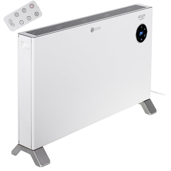 Riscaldatore Adler, display LED, telecomando, 3 livelli di riscaldamento, termostato, max 2000W, AD 7752