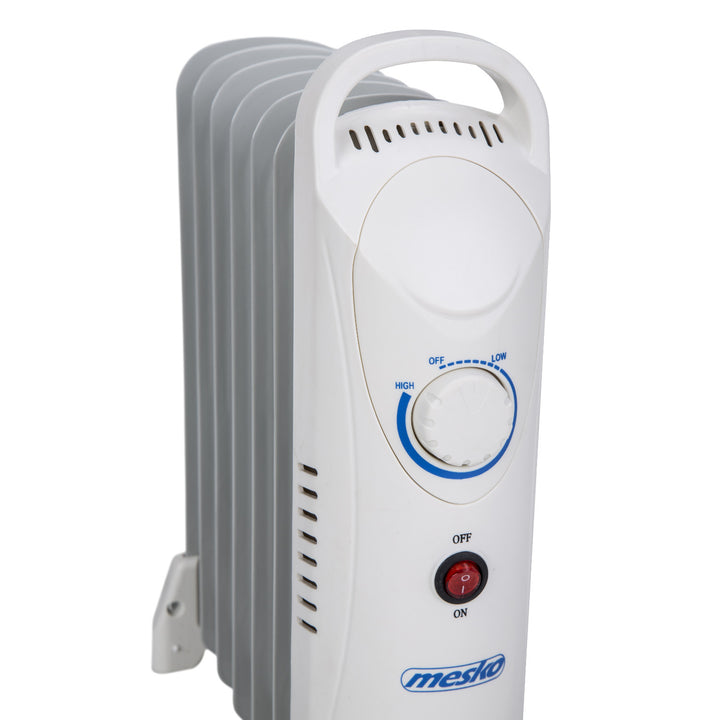Riscaldatore ad olio Mesko, 7 costole, 800W, controllo della temperatura, grigio, MS 7804