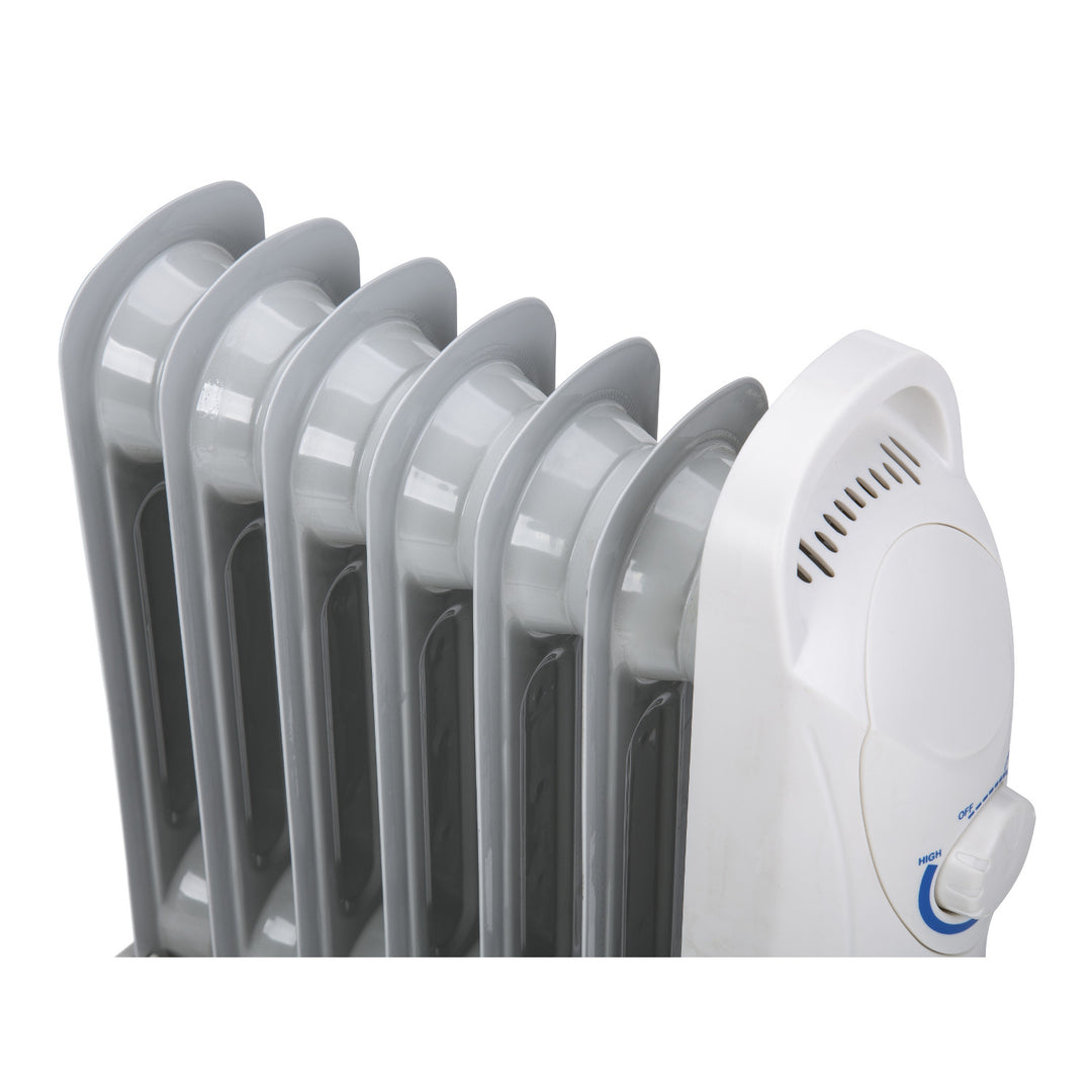 Riscaldatore ad olio Mesko, 7 costole, 800W, controllo della temperatura, grigio, MS 7804