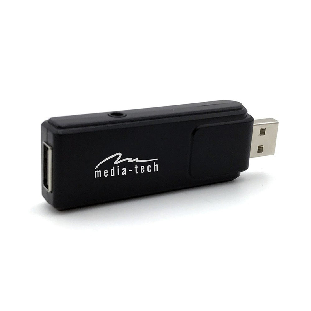 Due microfoni wireless con ricevitore USB per altoparlante con funzione karaoke, Mediatech MT395