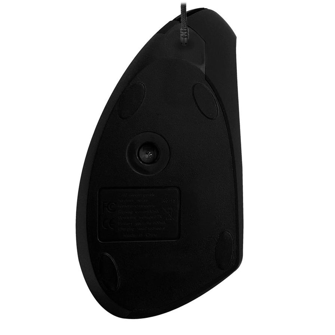 Mouse ottico verticale Vertic, cablato, ottico, 6400 DPI, 5 pulsanti, MT1122