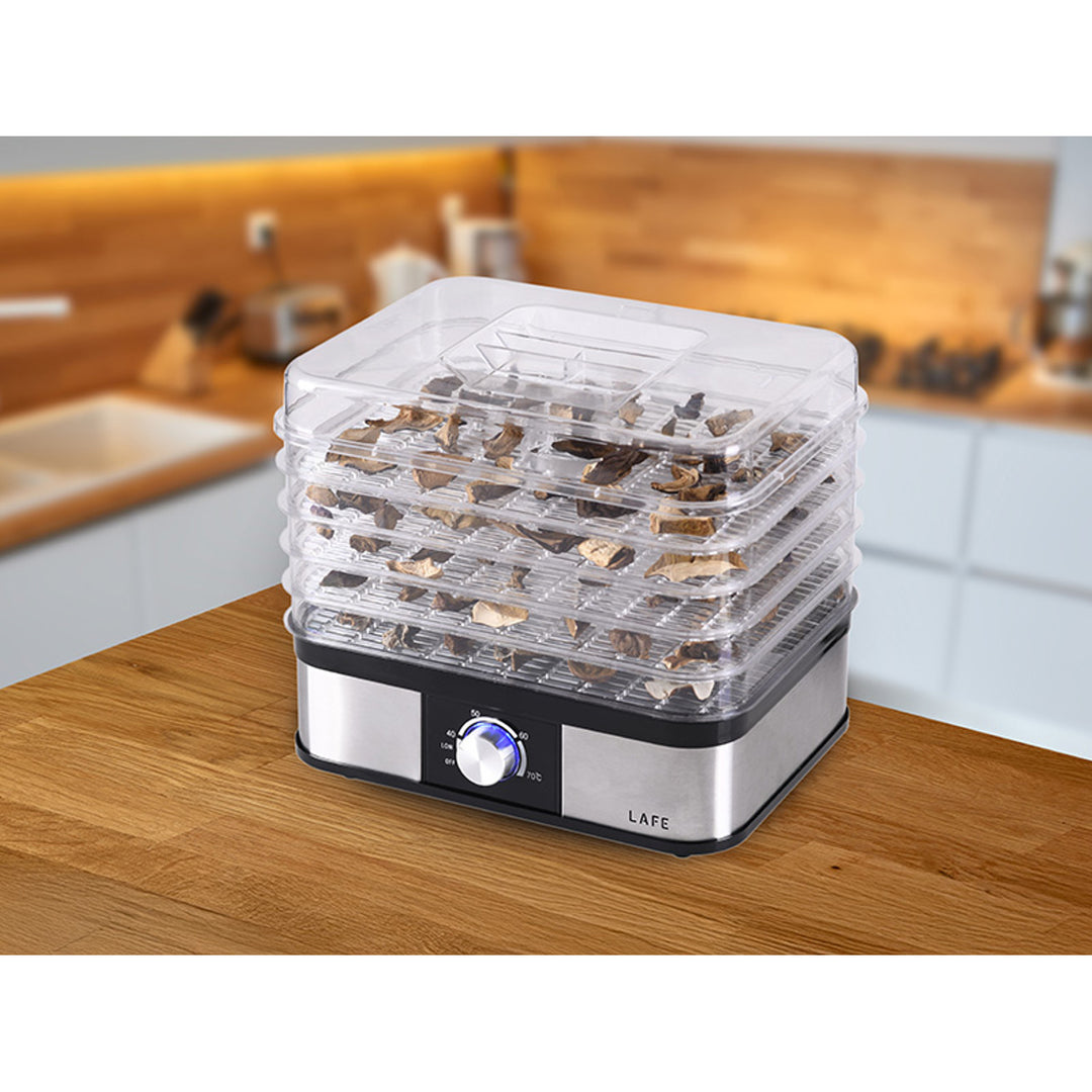 Essiccatore per funghi, frutta, verdura, 250W, 5 setacci, controllo della temperatura, NutriDry