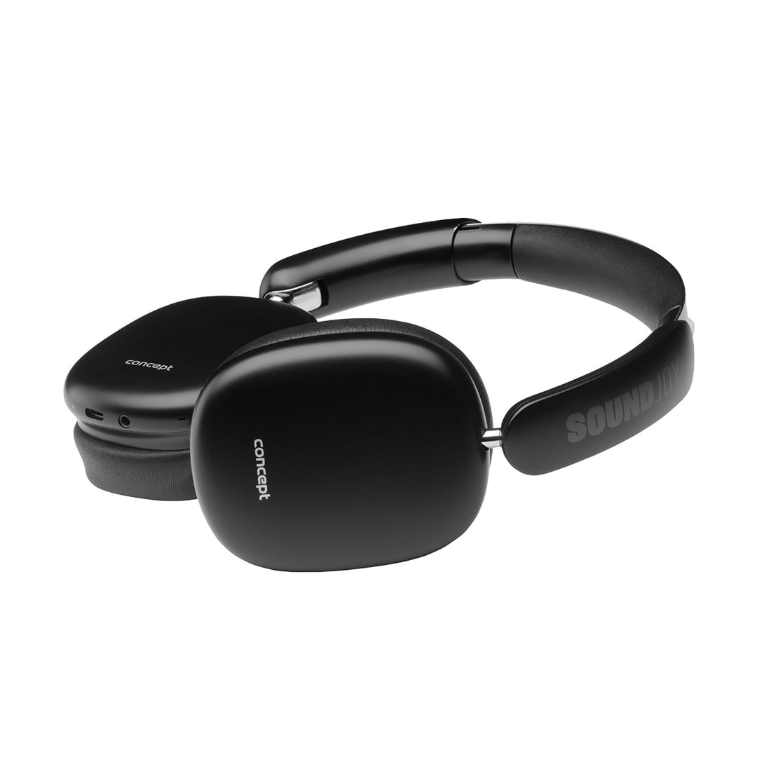 Concept SoundJoy cuffie in-ear wireless, fino a 70 ore di riproduzione, Bluetooth 5.4, ricarica rapida, cancellazione attiva del rumore fino a 33dB, nero, HS4060