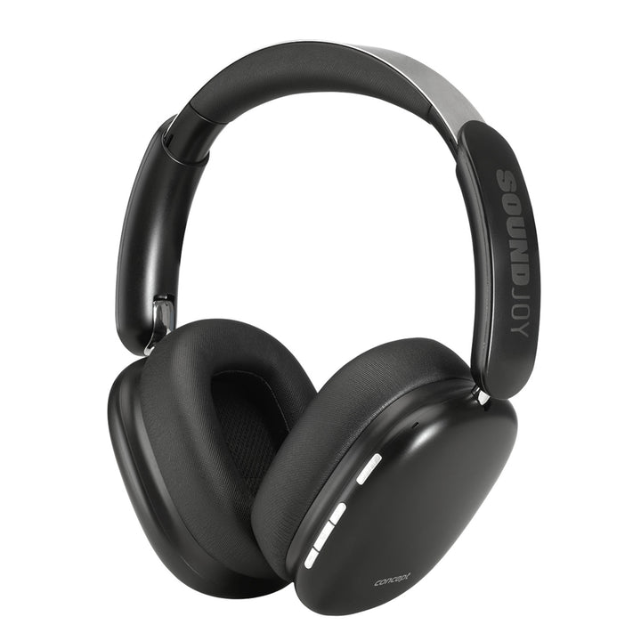 Concept SoundJoy cuffie in-ear wireless, fino a 70 ore di riproduzione, Bluetooth 5.4, ricarica rapida, cancellazione attiva del rumore fino a 33dB, nero, HS4060