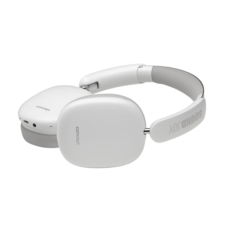 Concept SoundJoy cuffie in-ear wireless, fino a 70 ore di riproduzione, Bluetooth 5.4, ricarica rapida, cancellazione attiva del rumore fino a 33dB, bianco, HS4061