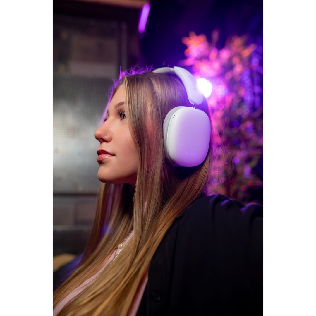 Concept SoundJoy cuffie in-ear wireless, fino a 70 ore di riproduzione, Bluetooth 5.4, ricarica rapida, cancellazione attiva del rumore fino a 33dB, bianco, HS4061