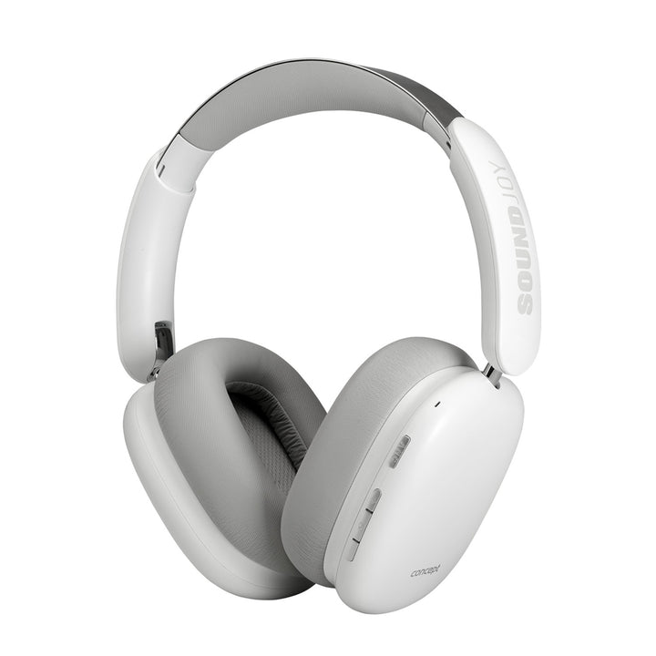 Concept SoundJoy cuffie in-ear wireless, fino a 70 ore di riproduzione, Bluetooth 5.4, ricarica rapida, cancellazione attiva del rumore fino a 33dB, bianco, HS4061