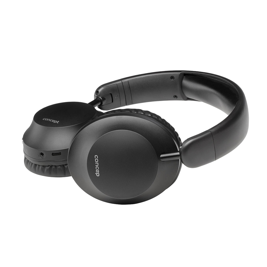 Concept SoundJoy cuffie in-ear wireless, fino a 45 ore di riproduzione, Bluetooth 6.0, ricarica rapida, cancellazione attiva del rumore fino a 18dB, nero, HS4080