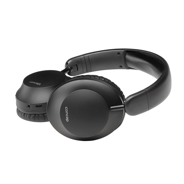 Concept SoundJoy cuffie in-ear wireless, fino a 45 ore di riproduzione, Bluetooth 6.0, ricarica rapida, cancellazione attiva del rumore fino a 18dB, nero, HS4080