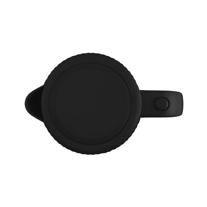 Bollitore elettrico in plastica Concept, 1,7L, design scanalato, triplo sistema di sicurezza, filtro per sedimenti, indicatore del livello dell'acqua, nero, RK2391