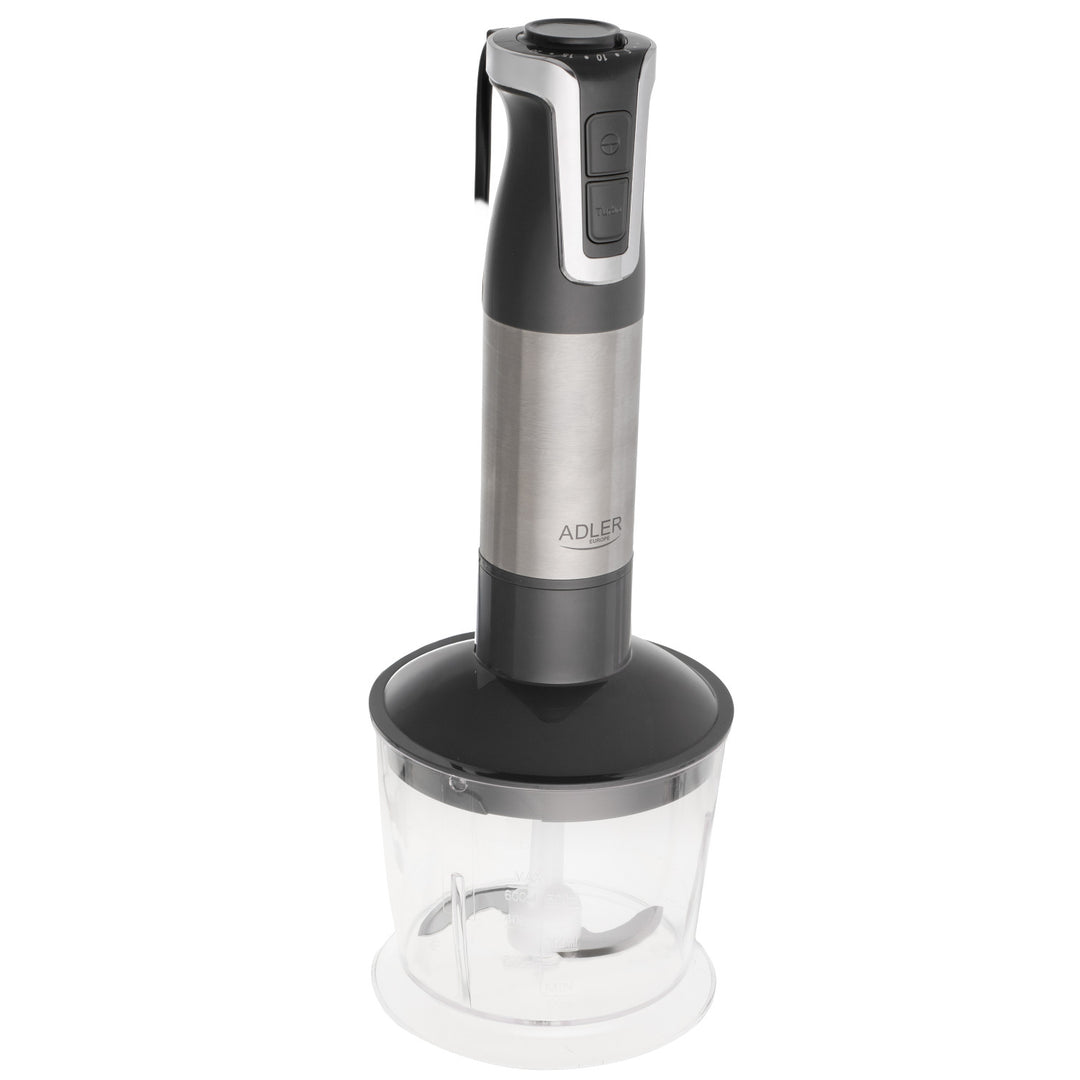 Frullatore manuale Adler, multifunzione, potenza 1800W, grigio, funzione turbo, AD 4627 g