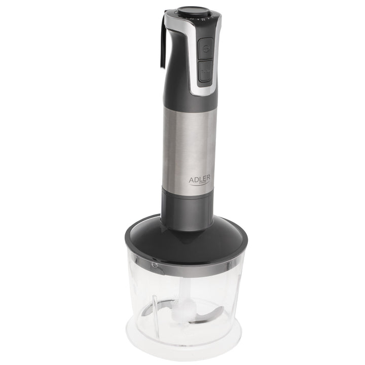 Frullatore manuale Adler, multifunzione, potenza 1800W, grigio, funzione turbo, AD 4627 g