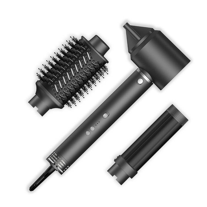Maestro multistyler/set per la cura dei capelli, asciugacapelli, spazzola-asciugacapelli, ferro arricciacapelli automatico, potenza 1200W, 2 impostazioni di temperatura + getto freddo, MR-230