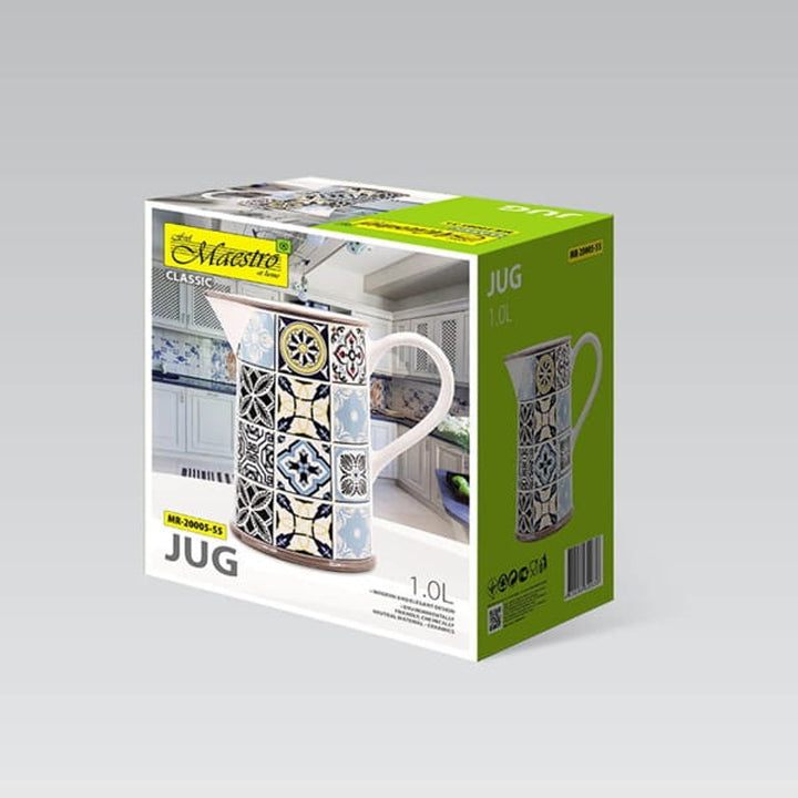 Caraffa in ceramica Holiday in Porto di Maestro, capacità 1000ml, MR-20005-55