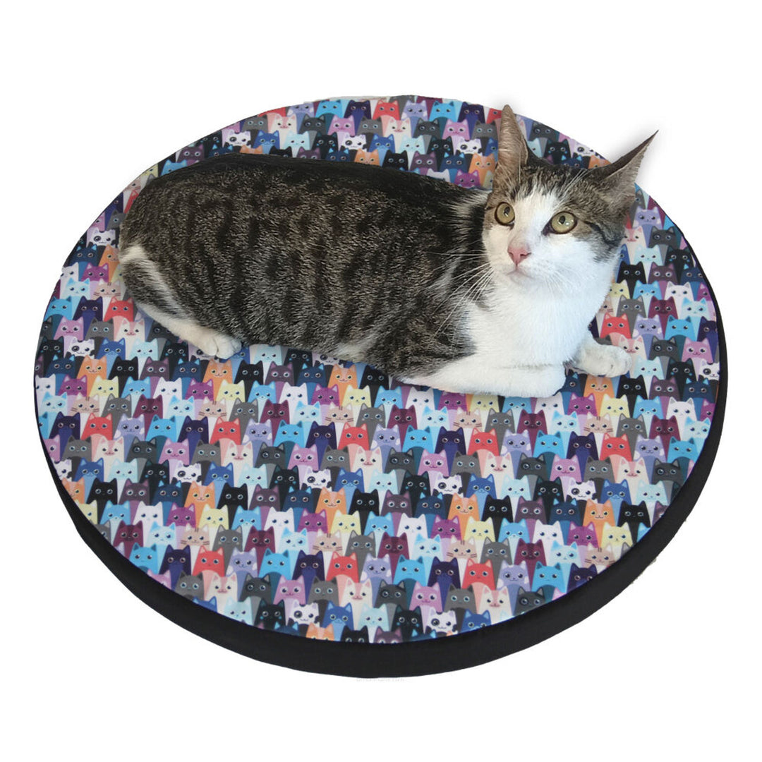 Letto/materasso per gatti Bertoni, in schiuma elastica, diametro 55 cm, Meow, Ring design