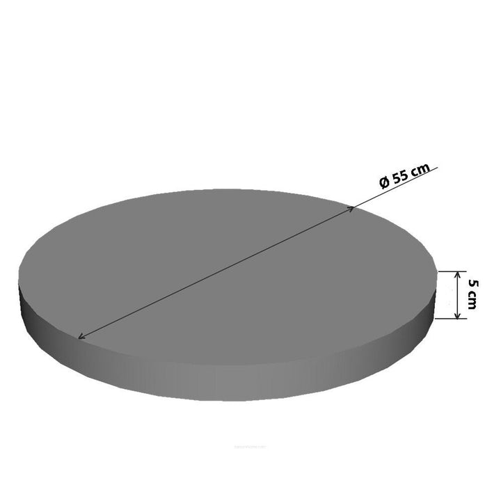 Letto / materasso per gatti Bertoni, in schiuma elastica, diametro 55 cm, design Corona, Anello