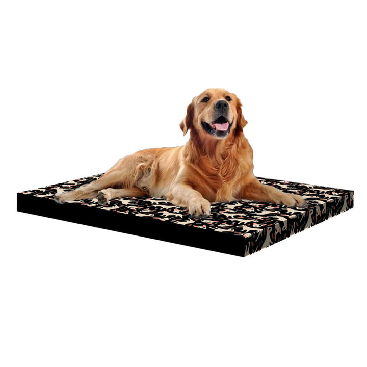 Letto a materasso per cani Bertoni XL, in schiuma, rivestimento impermeabile, motivo Bullteriers, EE146