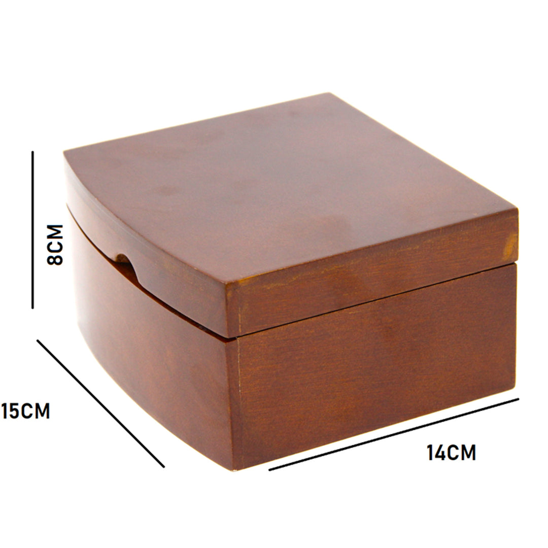 Portagioie, legno, marrone, organizer, scomparti, Queen Isabel