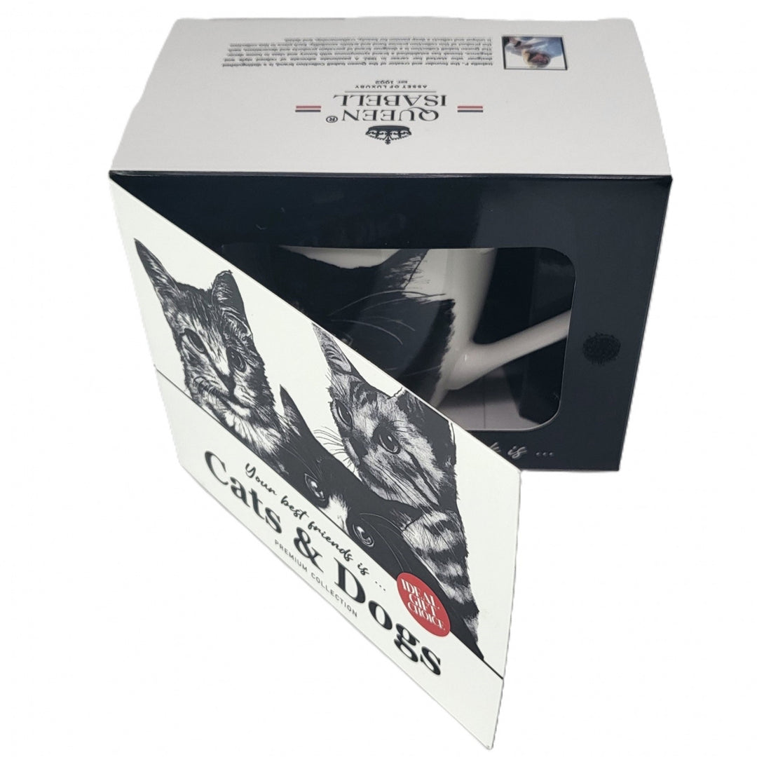 Tazza in porcellana Queen Isabel, gatto europeo, 350 ml, Q1-05218