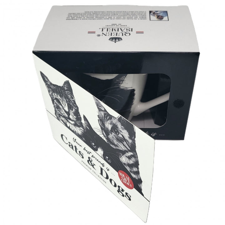 Tazza in porcellana Queen Isabel, gatto europeo, 350 ml, Q1-05218