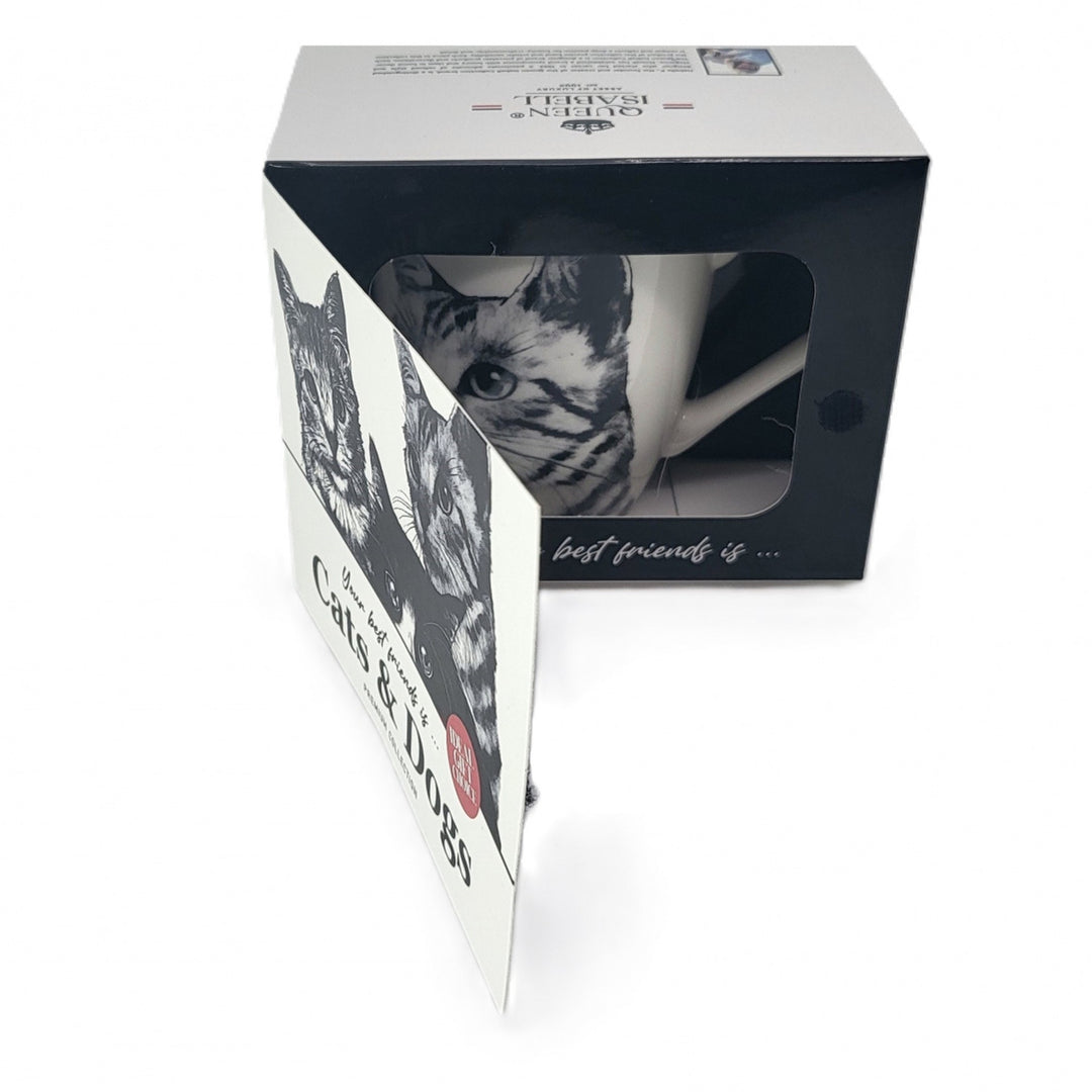 Tazza in porcellana Queen Isabel, gatto Sokake, 350 ml, Q1-05218