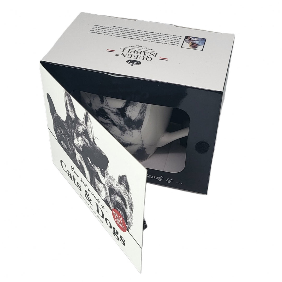 Tazza in porcellana Queen Isabel, pastore tedesco, 350 ml, Q1-05232