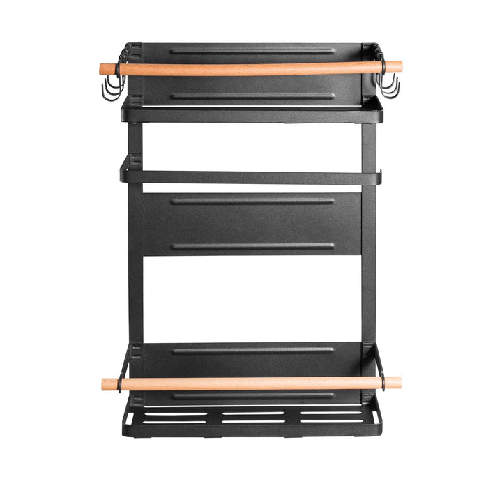 Ripiano magnetico Maclean per frigorifero/lavatrice, nero, 12 kg max, MC-910, 2 pezzi