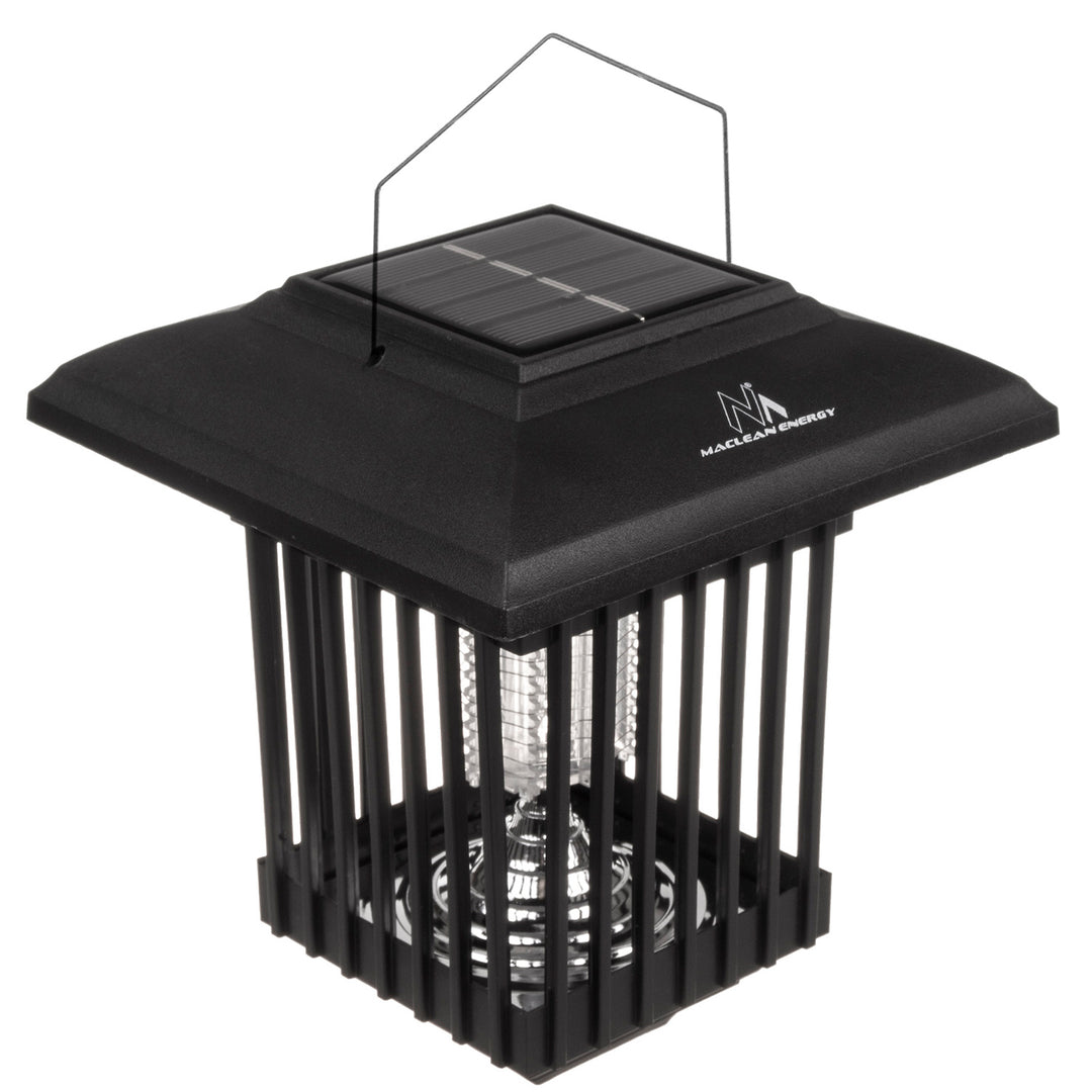 Luce insetticida LED solare Maclean, IP44, LED/UV, batteria ricaricabile 2*AA Ni-MH 200 mAh, solare 2V DC MCE448, 2 pezzi