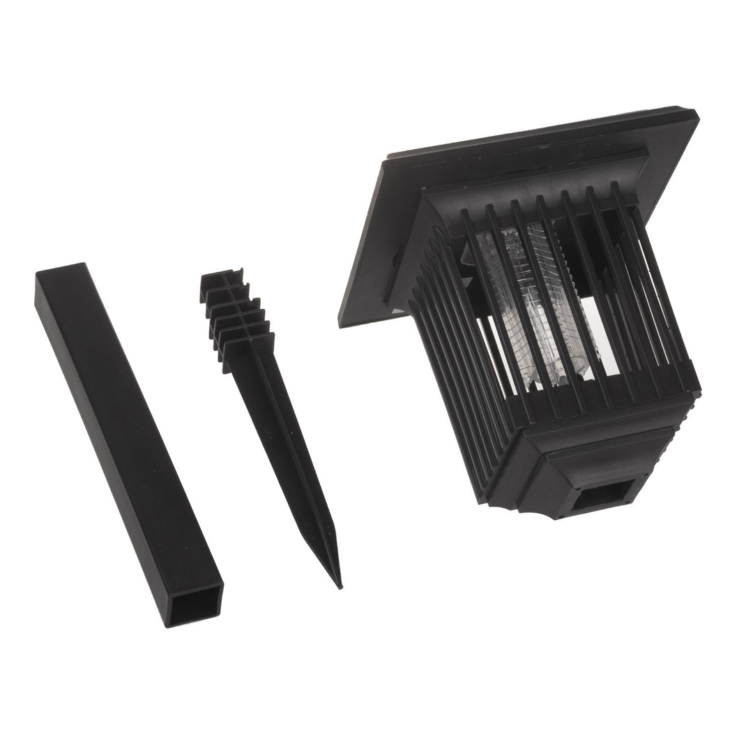 Luce insetticida LED solare Maclean, IP44, LED/UV, batteria ricaricabile 2*AA Ni-MH 200 mAh, solare 2V DC MCE448, 2 pezzi