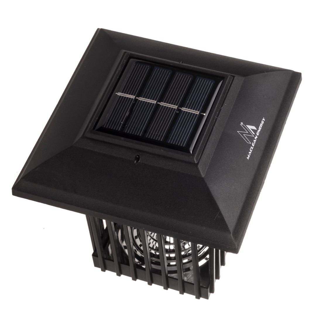 Luce insetticida LED solare Maclean, IP44, LED/UV, batteria ricaricabile 2*AA Ni-MH 200 mAh, solare 2V DC MCE448, 4 pezzi