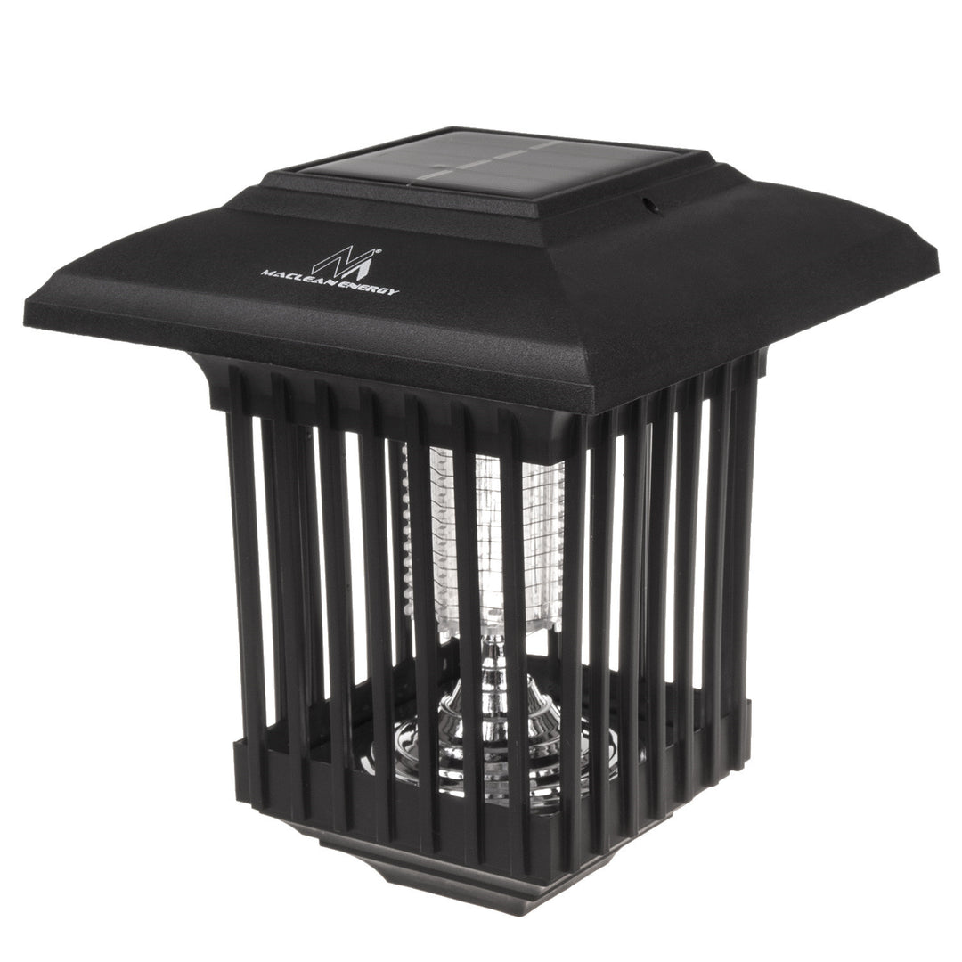 Luce insetticida LED solare Maclean, IP44, LED/UV, batteria ricaricabile 2*AA Ni-MH 200 mAh, solare 2V DC MCE448, 4 pezzi
