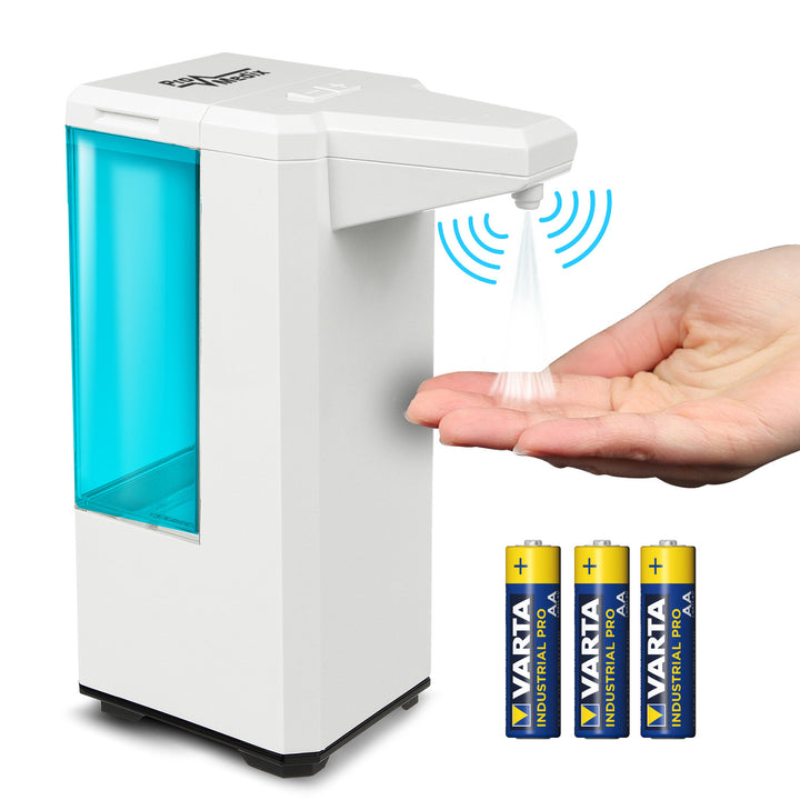 Contenitore automatico per liquidi disinfettanti 500ml Promedix PR-470 + 4x batteria AA Varta Industrial