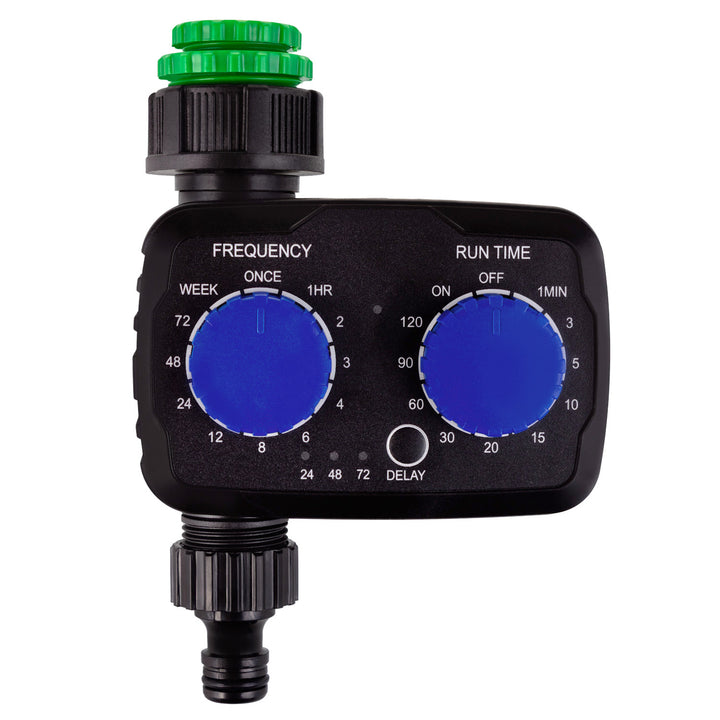 Centralina elettronica di irrigazione GreenBlue, programmatore, alimentazione 2x 1,5V AA, GB391 + 2x batterie alcaline Varta Industrial AA