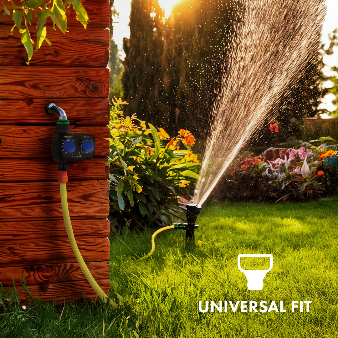 Centralina elettronica di irrigazione GreenBlue, programmatore, alimentazione 2x 1,5V AA, GB391 + 2x batterie alcaline Varta Industrial AA