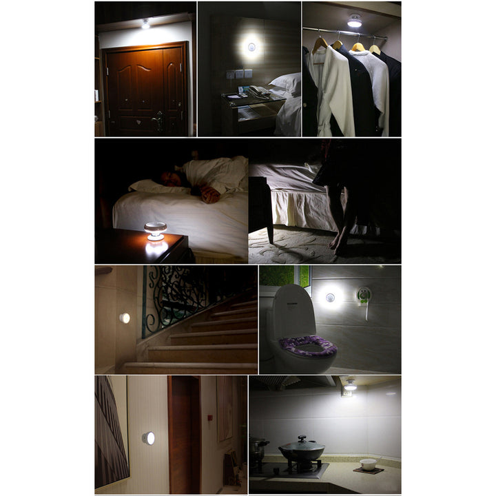 Lampada LED con sensore di movimento Maclean, magnete, retroilluminazione, modalità di illuminazione: continua, sensore PIR, 3xAA, MCE223 + 3 x batterie Varta Industrial