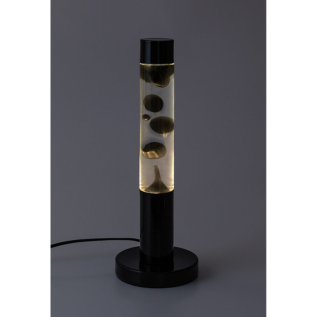 Lampada lava LED Rabalux, potenza 25W, 3000 K, cera nera, Lavastic