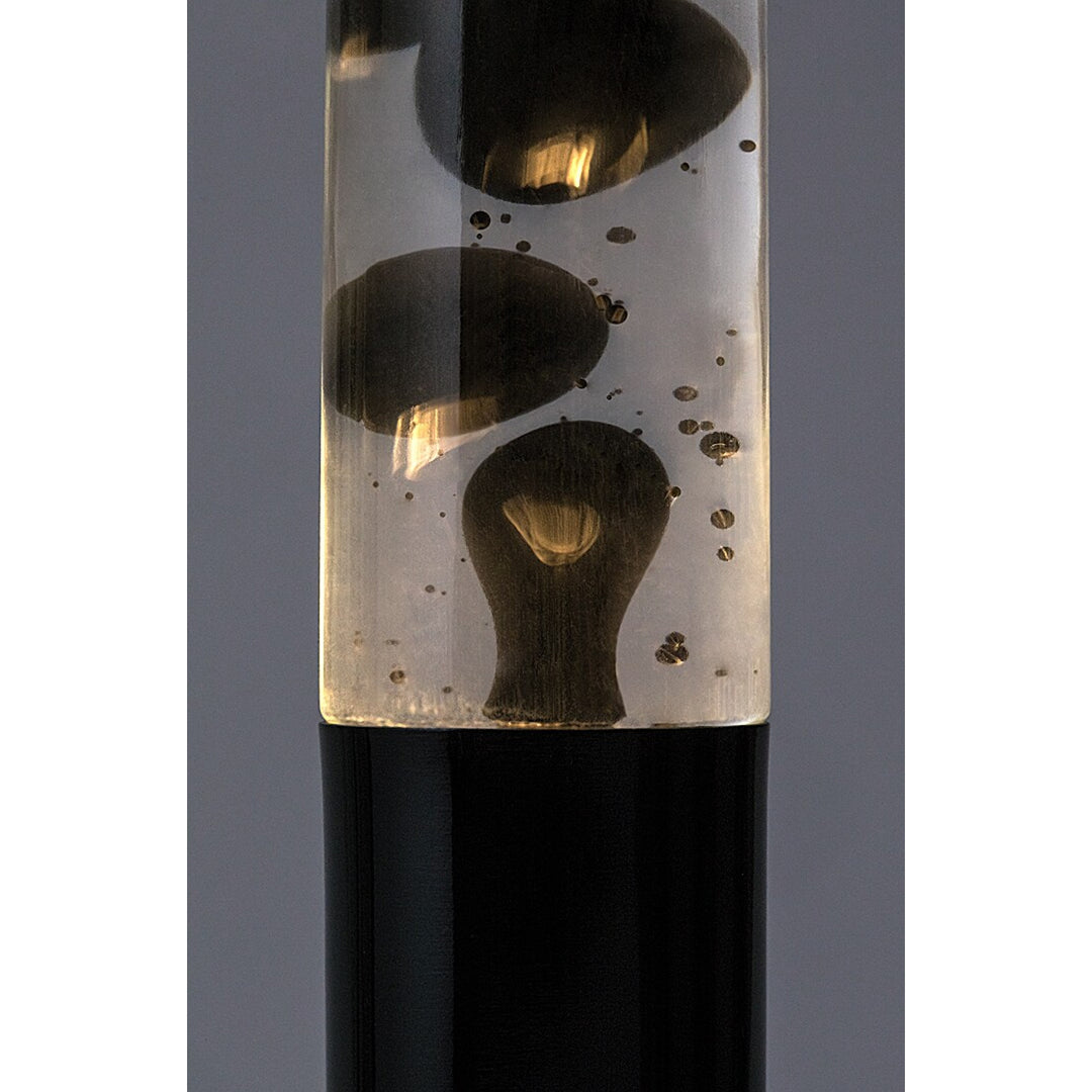 Lampada lava LED Rabalux, potenza 25W, 3000 K, cera nera, Lavastic