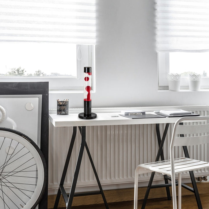 Lampada lava LED Rabalux, potenza 25W, 3000 K, cera rossa, Lavastic