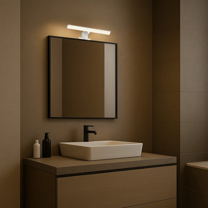 Lampada da bagno Rabalux, potenza 6W, bianco naturale 4000W, IP44. cromo, Loric