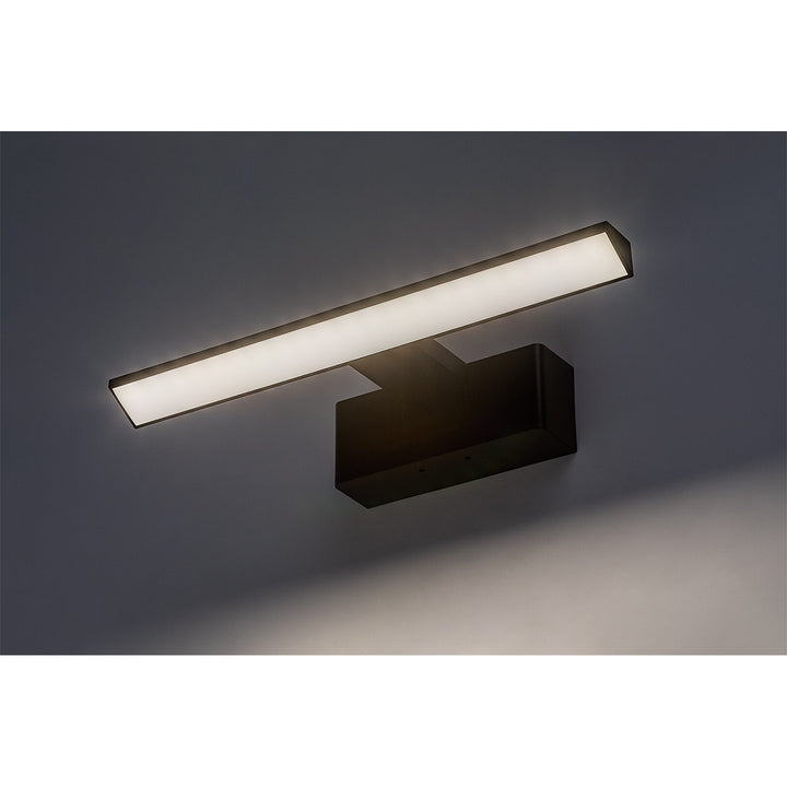 Lampada da bagno Rabalux, potenza 6W, bianco naturale 4000W, IP44. nero, Loric