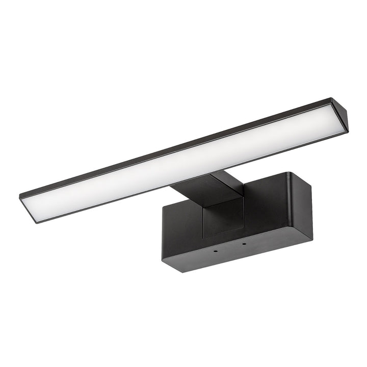 Lampada da bagno Rabalux, potenza 6W, bianco naturale 4000W, IP44. nero, Loric