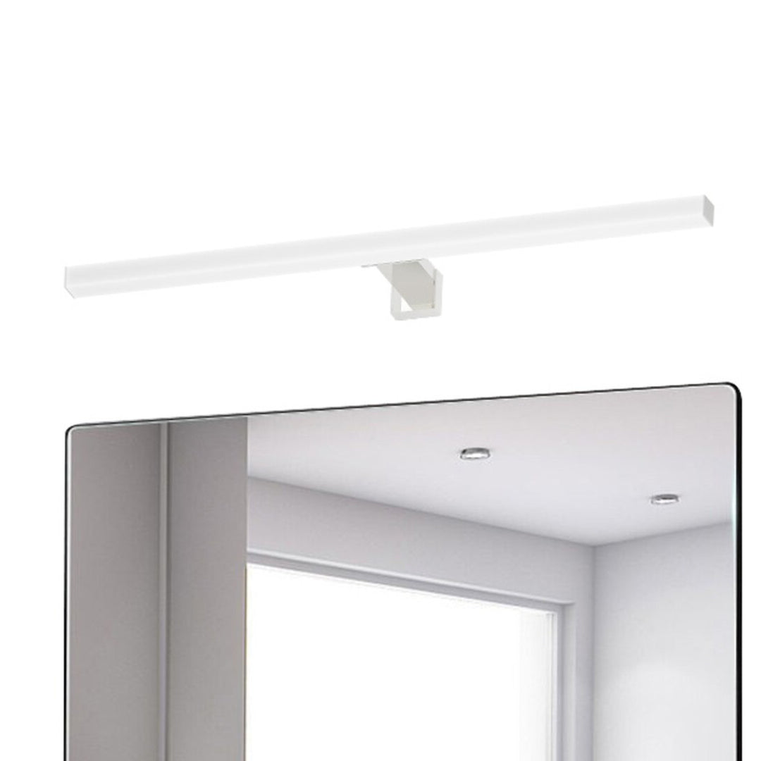 Lampada da bagno Rabalux, potenza 9 W, bianco naturale 4000 K, IP44, cromata, Oliro
