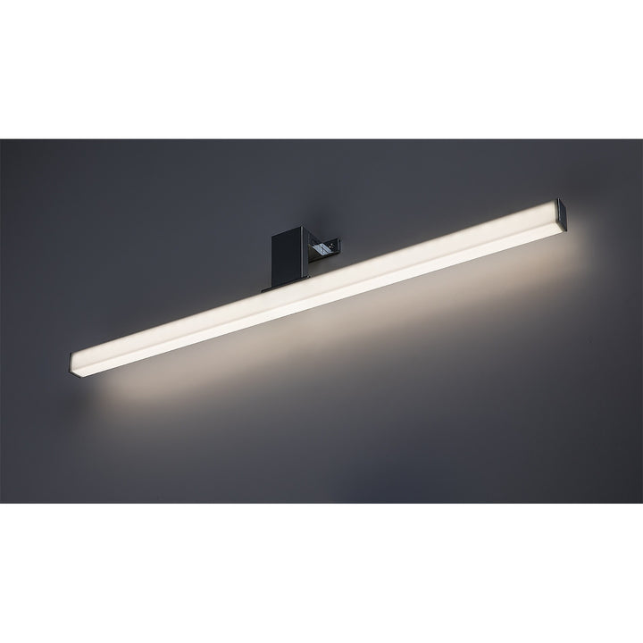 Lampada da bagno Rabalux, potenza 9 W, bianco naturale 4000 K, IP44, cromata, Oliro