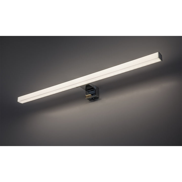 Lampada da bagno Rabalux, potenza 9 W, bianco naturale 4000 K, IP44, cromata, Oliro