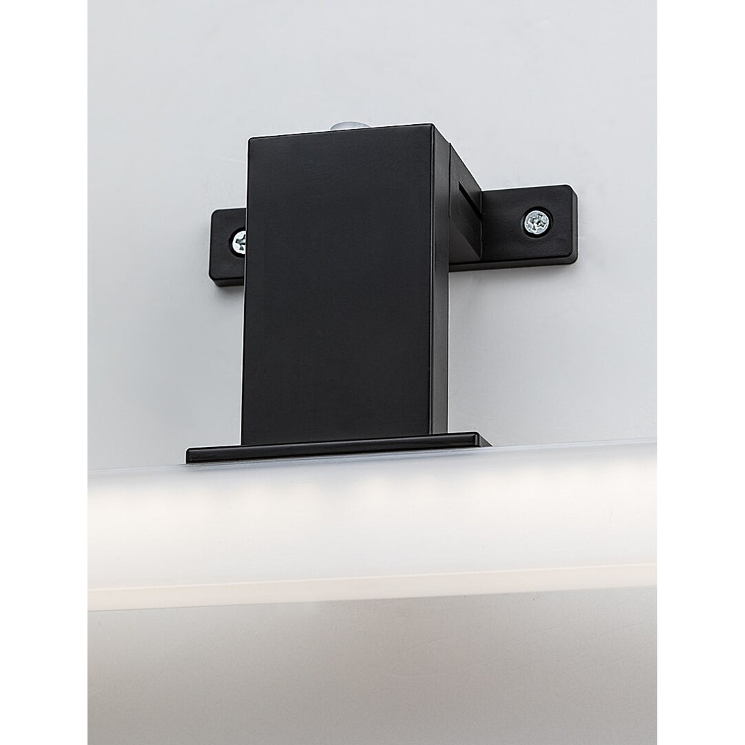 Lampada da bagno Rabalux, potenza 9W, bianco naturale 4000K, IP44. nero, Oliro