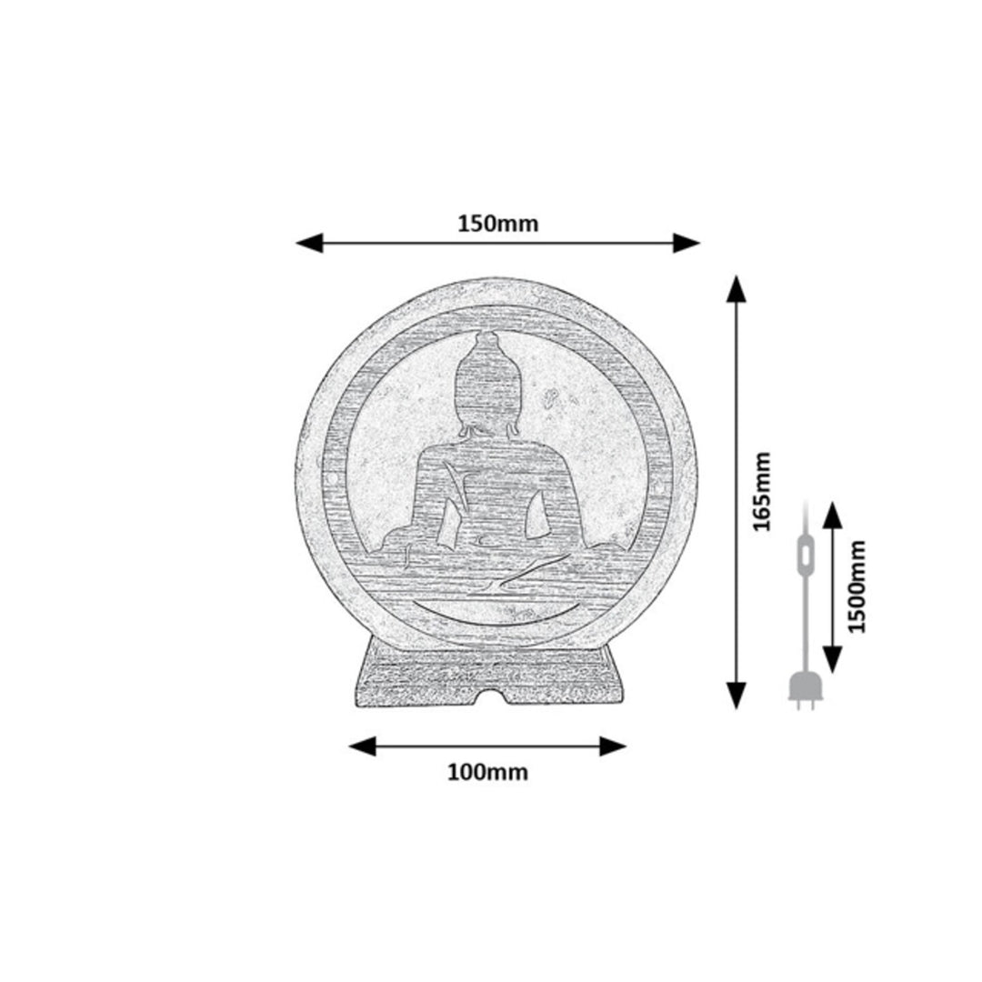 Lampada al sale Rabalux, filettatura E14, arancione, IP20, Zenova