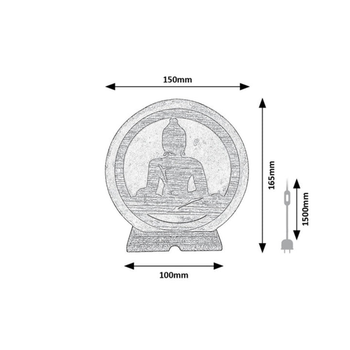 Lampada al sale Rabalux, filettatura E14, arancione, IP20, Zenova
