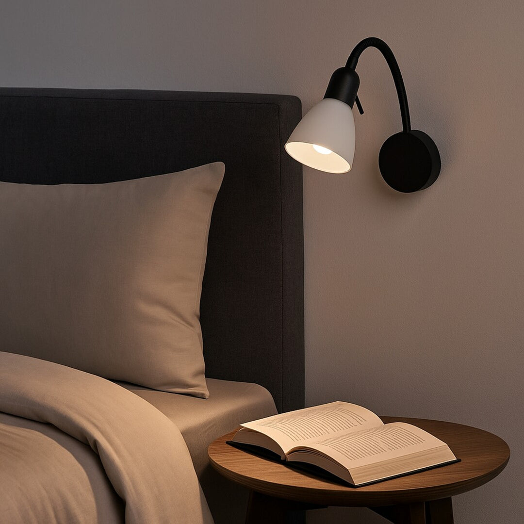 Lampada da parete Rabalux, spot, attacco E14, IP20, nero, Soma