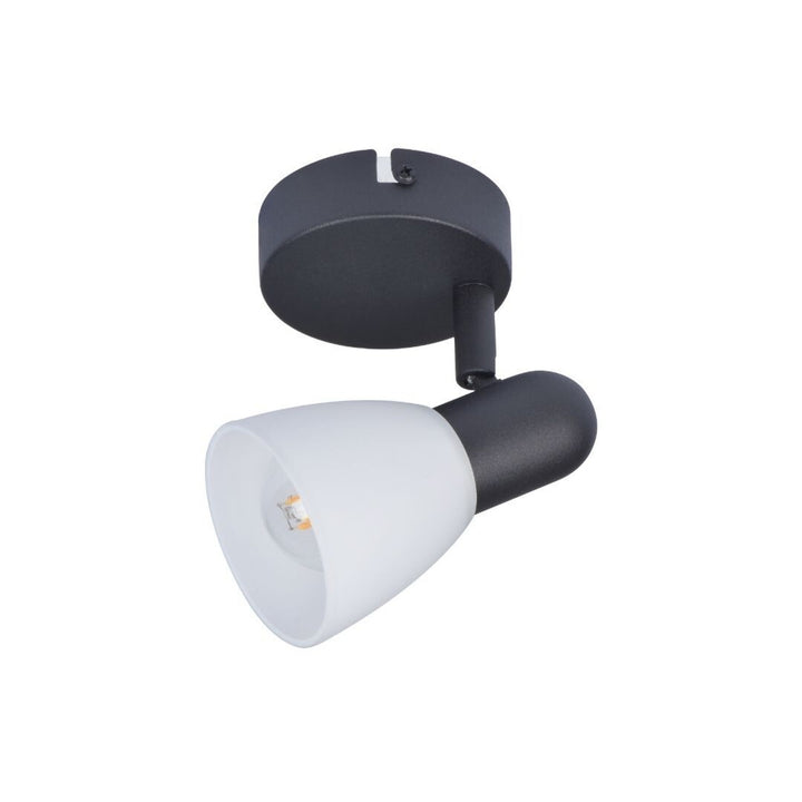 Lampada da soffitto Rabalux, spot, filettatura E14, IP20, nero, Soma