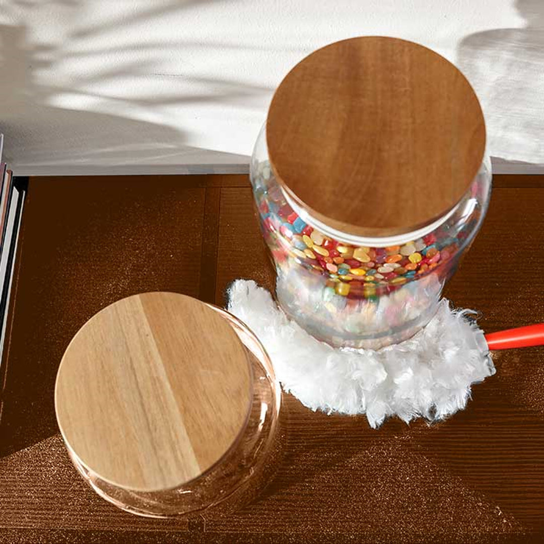 Scopa per spolverare Vileda Flex&Catch, con manico corto, 2 cartucce incluse, antiscivolo, testa flessibile, 179432